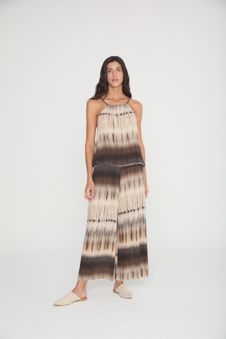 TOP CUELLO HALTER FRUNCIDO