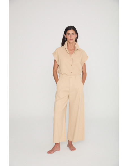 PANTALÓN FLUIDO CON PINZAS