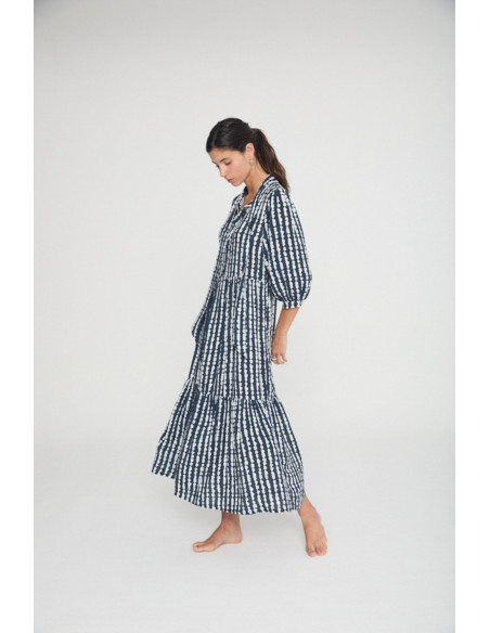 VESTIDO CON CUELLO MAO